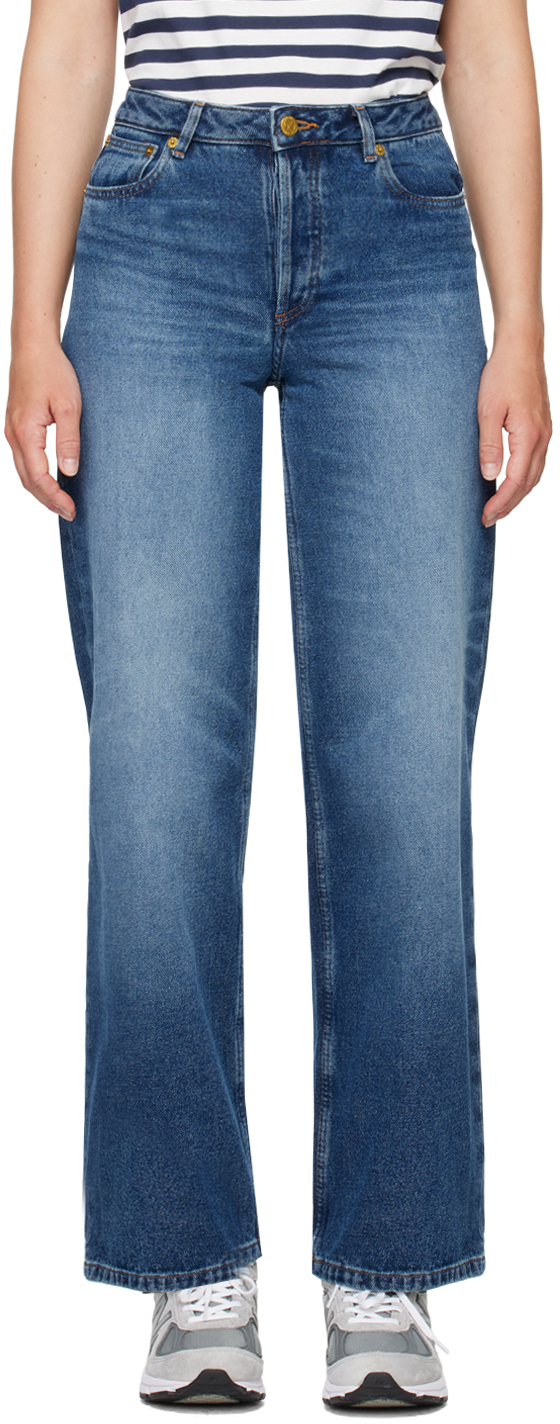 

Синие джинсы Элизабет A.P.C., Stonewashed indigo
