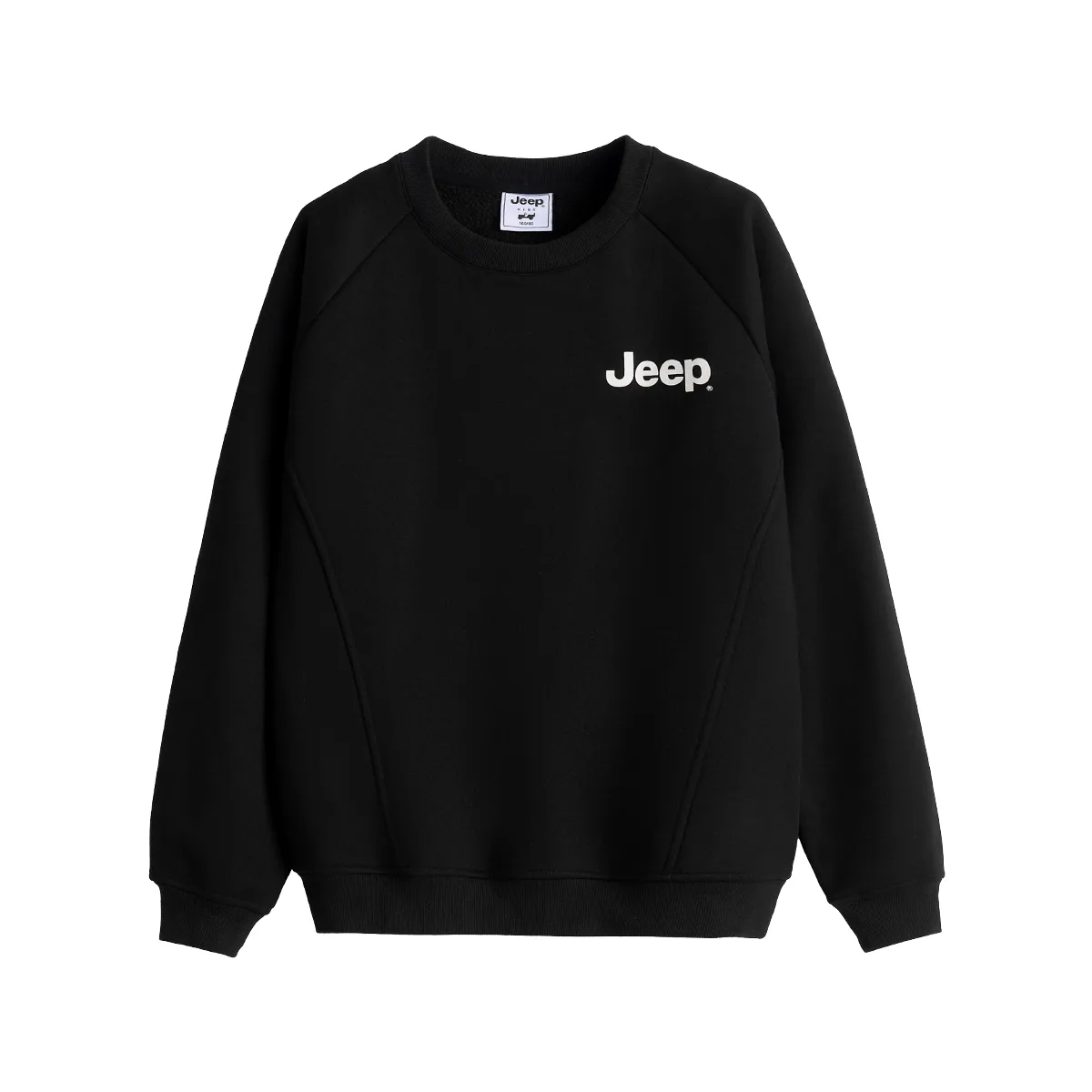 Толстовка с круглым вырезом для школьников Jeep, черный