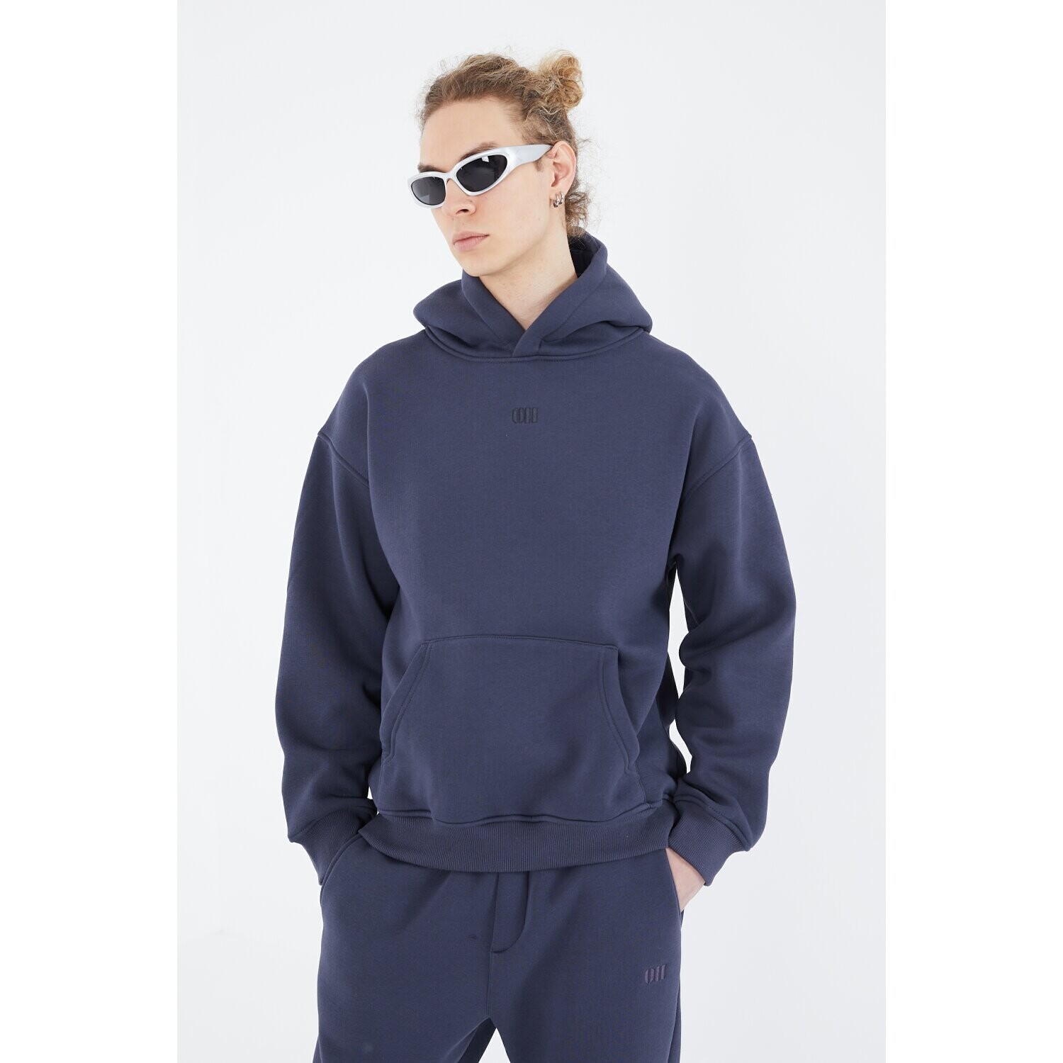 

Толстовка Megaman Oversize Fit Basic Hoodie, синий