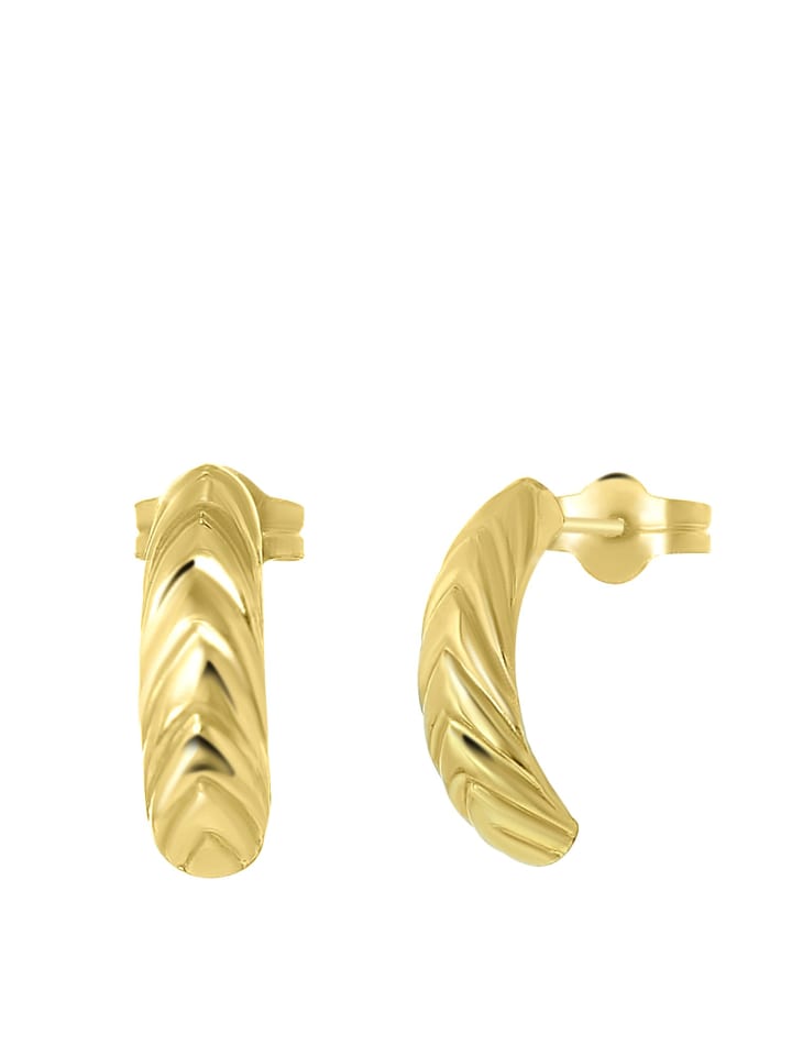 

Lucardi Серьги из золотого слитка 585 пробы