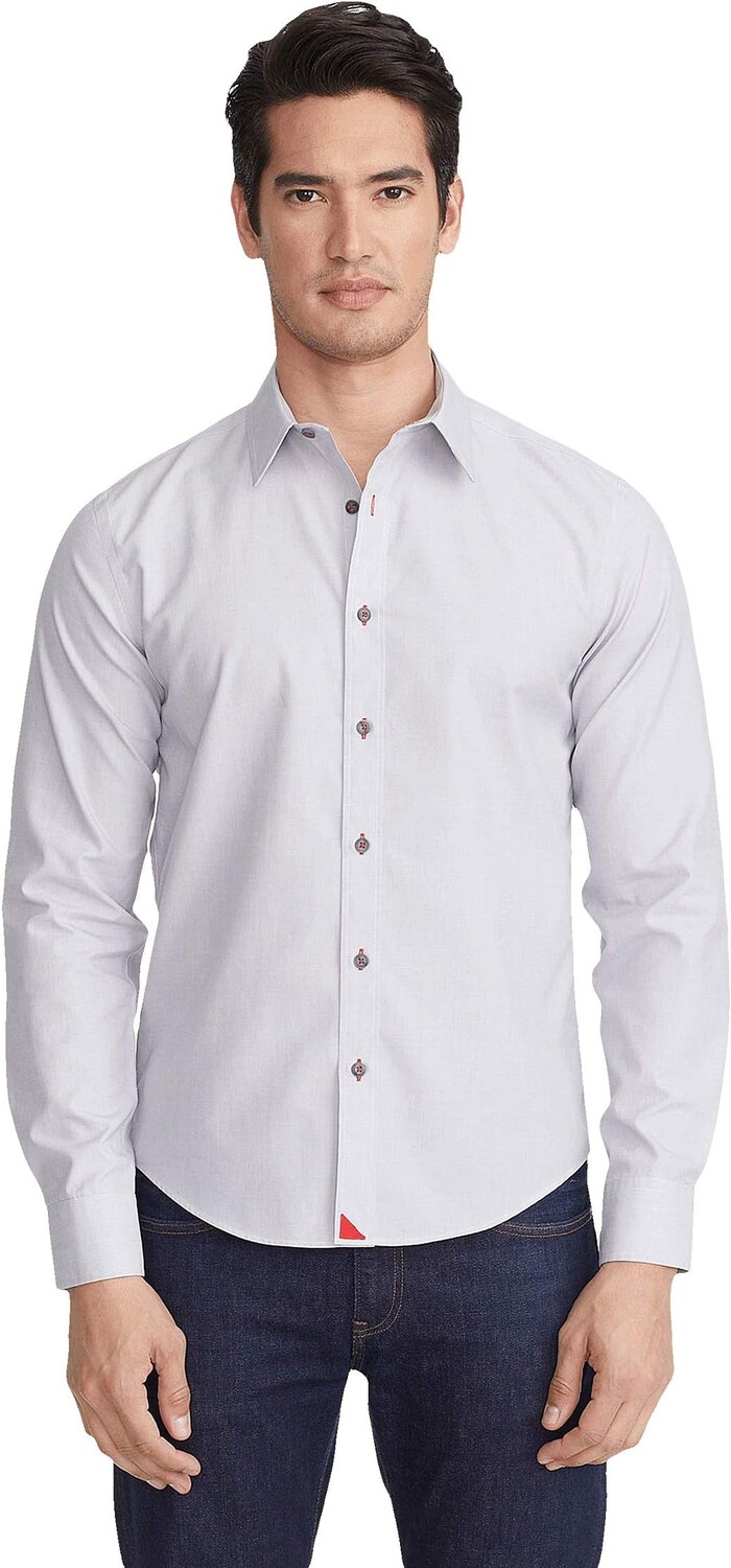 

Рубиканская рубашка без морщин UNTUCKit, серый