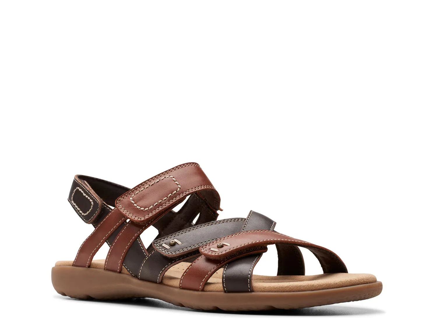 

Сандалии Elizabell Gem Sandal Clarks, темно-коричневый