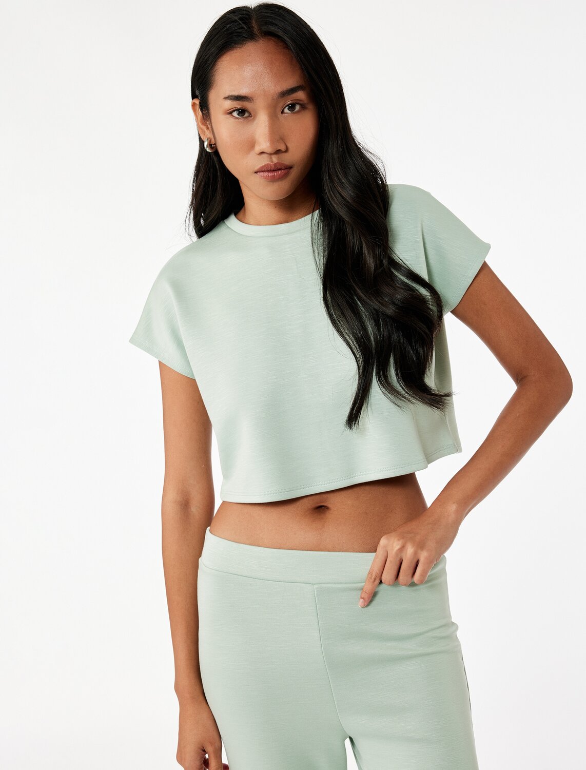 

Koton Топ в пастельно-зеленом цвете