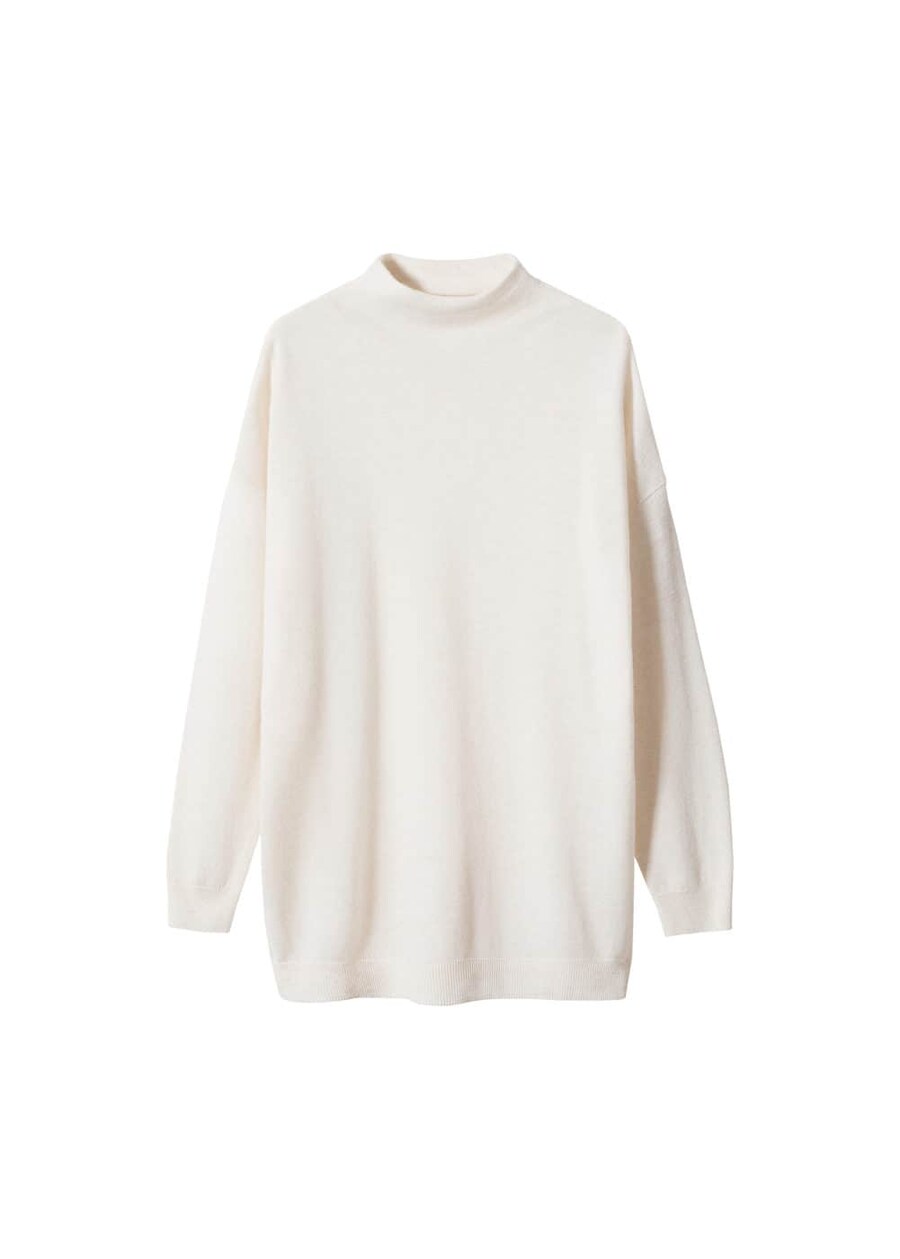 

Тонкий вязаный свитер MANGO Sweater, бежевый