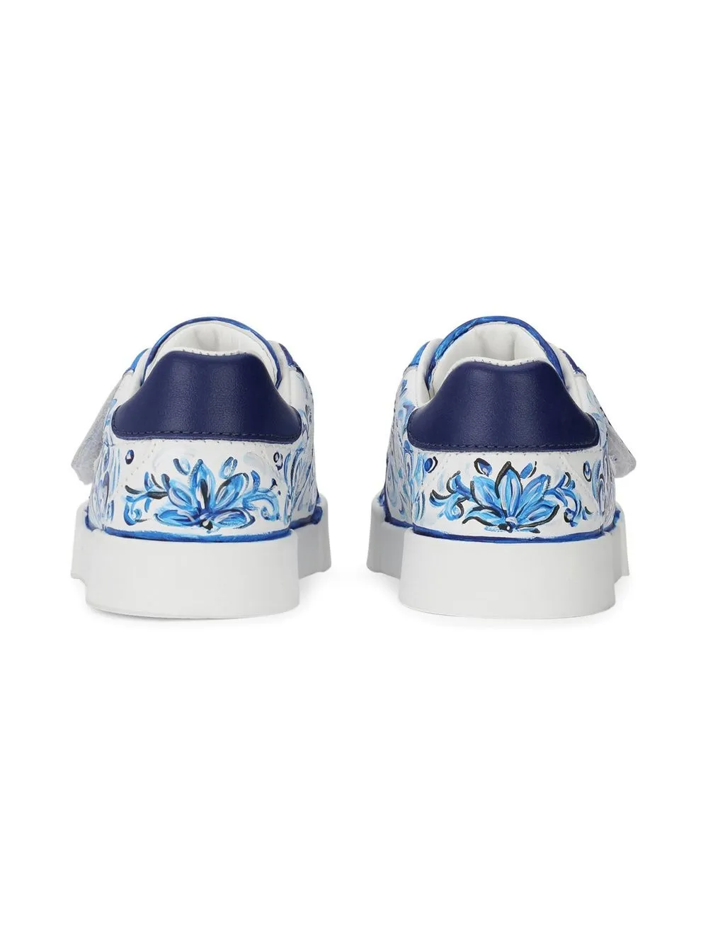 Кеды Portofino Light с принтом Majolica Dolce & Gabbana Kids, белый — фото 4