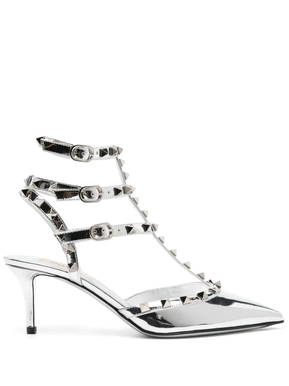 Туфли Rockstud 70 VALENTINO GARAVANI, серебяный