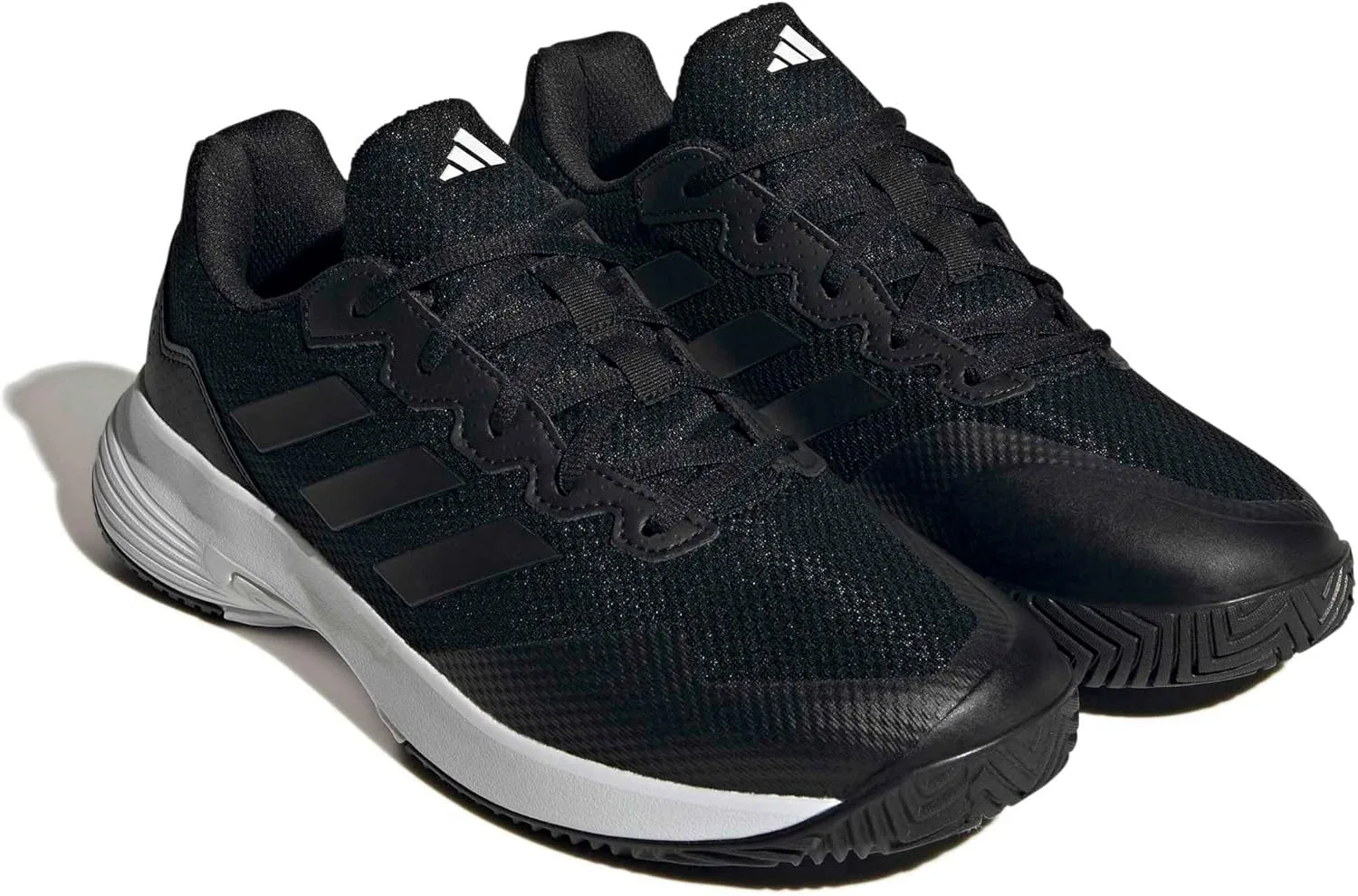 Мужские теннисные кроссовки Gamecourt adidas, черный/серый — фото 4