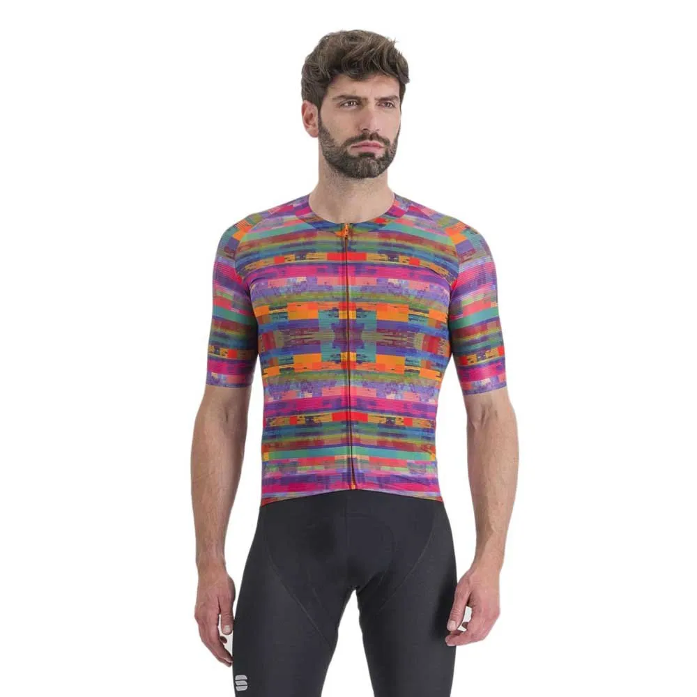 

Джерси с коротким рукавом Sportful Glitch, розовый
