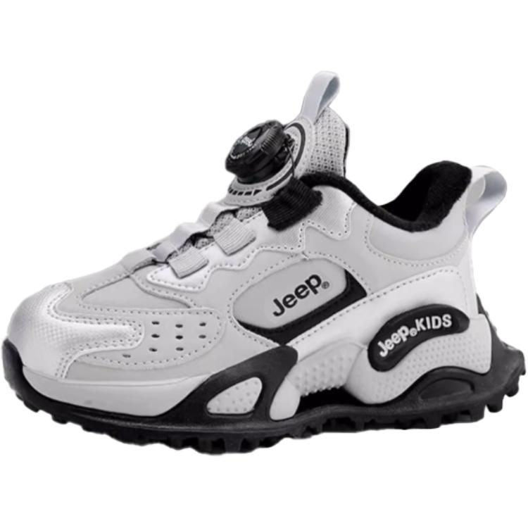 

Низкие детские повседневные кроссовки silver Jeep, серебряный