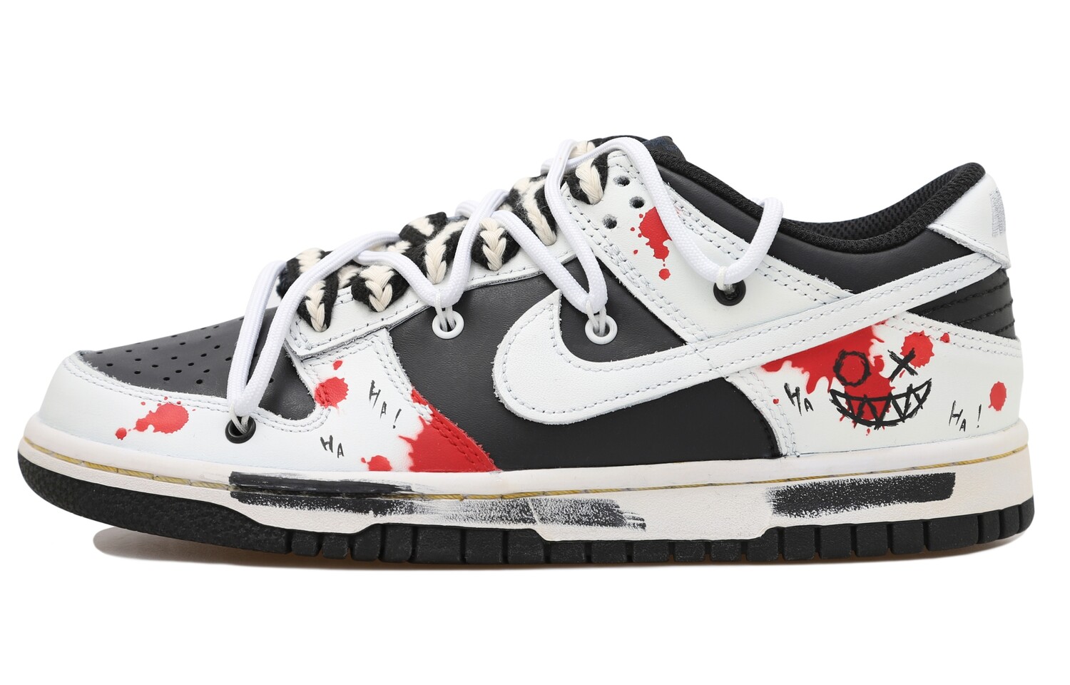 

Кроссовки Nike Dunk Skateboarding Shoes Unisex Low-top White/black, белый