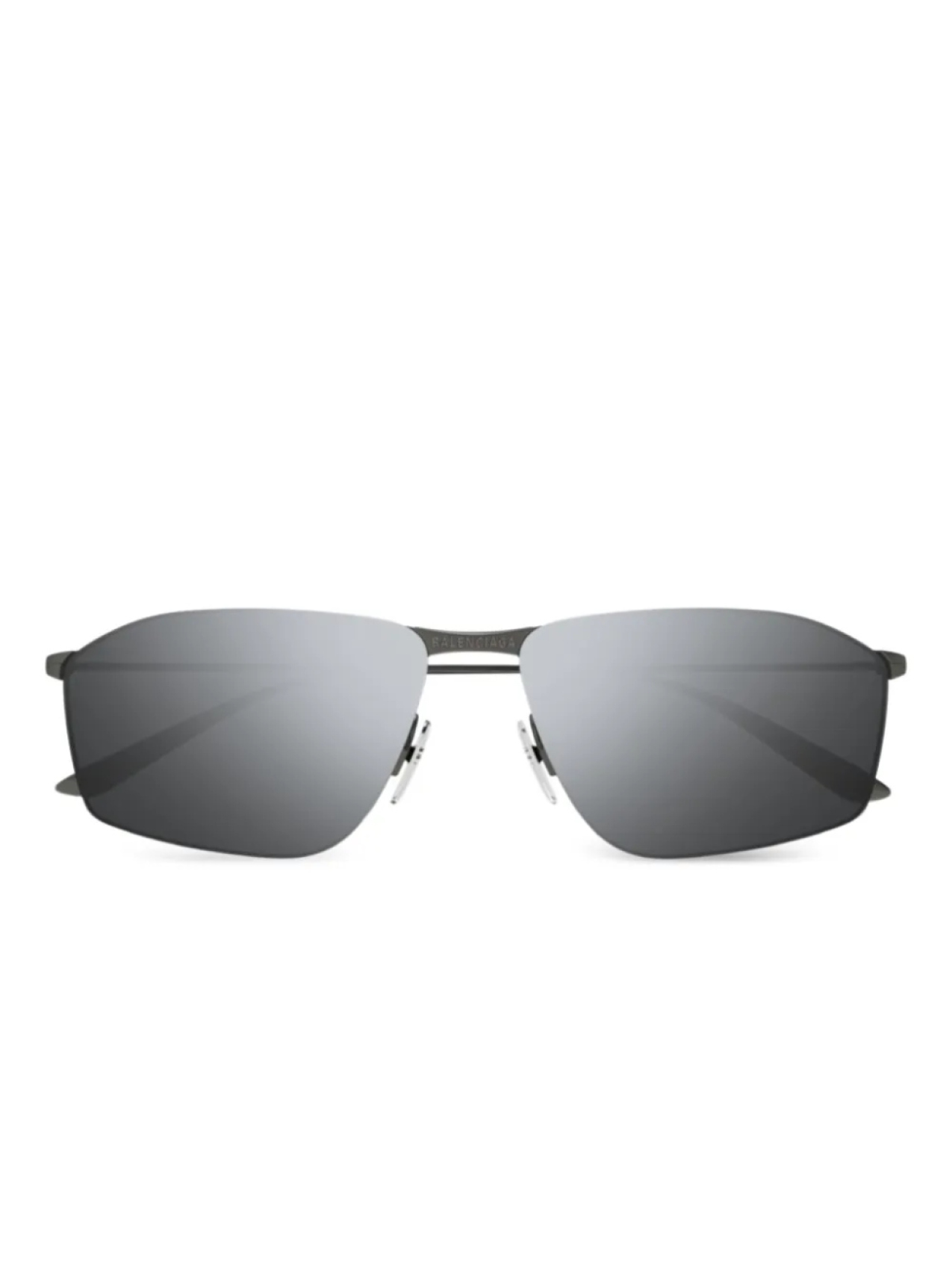 

Прямоугольные солнцезащитные очки Balenciaga Eyewear, черный