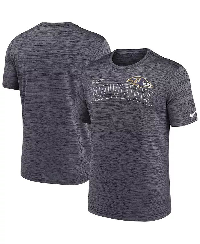 

Мужская черная футболка Baltimore Ravens Velocity Arch Performance Nike