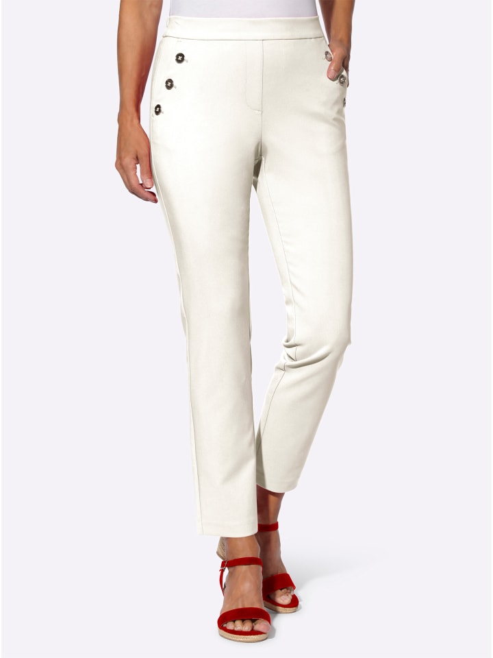 

WITT WEIDEN Белые брюки без шнурков