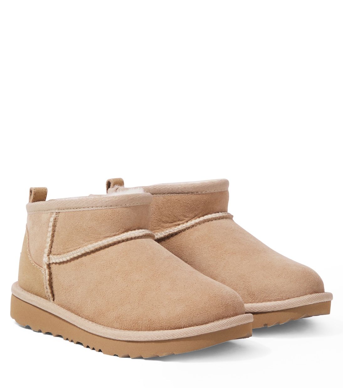 

Классические ультрамини сапоги из замши UGG Kids, песочный