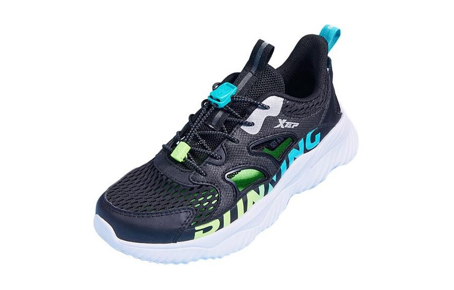 

Детские кроссовки GS Low-top Black/Aqua Blue Xtep, черный/голубой