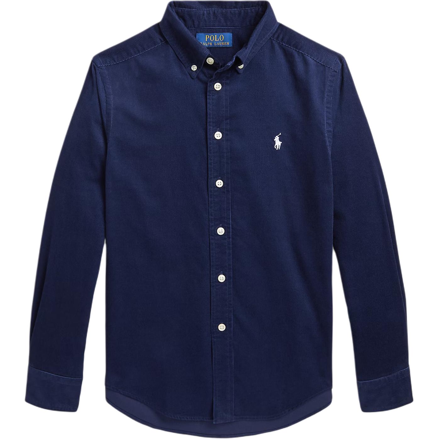 

Повседневная рубашка FW25 для детей Polo Ralph Lauren, темно-синий