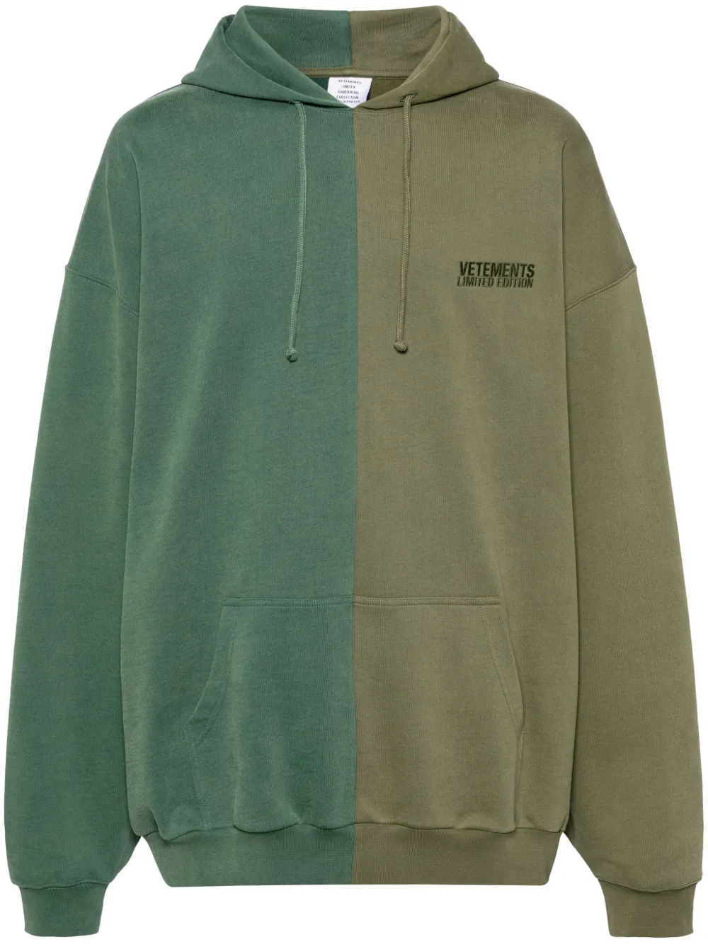 

Худи с вышитым логотипом VETEMENTS, зеленый