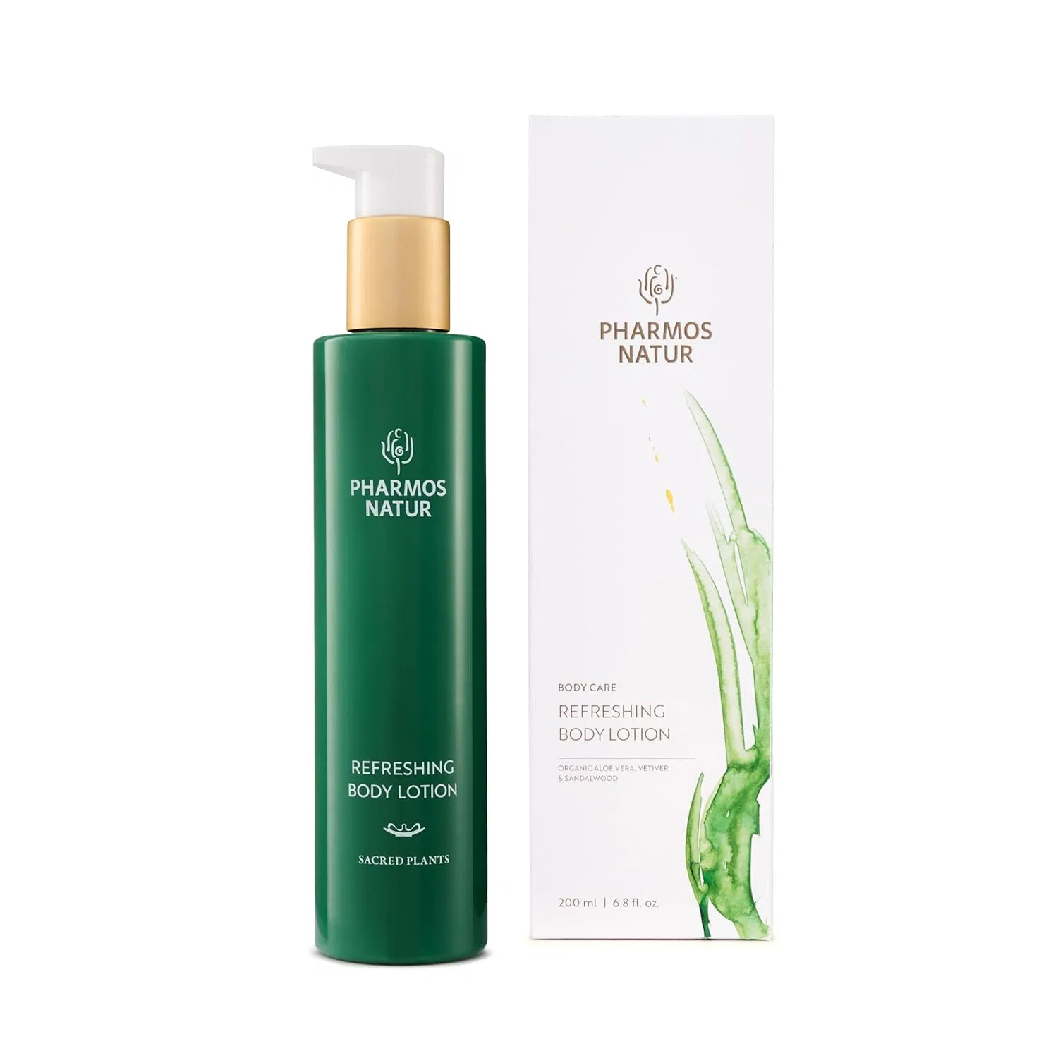 Освежающий лосьон для тела Refreshing от Pharmos Natur, 200 мл Pharmos Natur Green Luxury