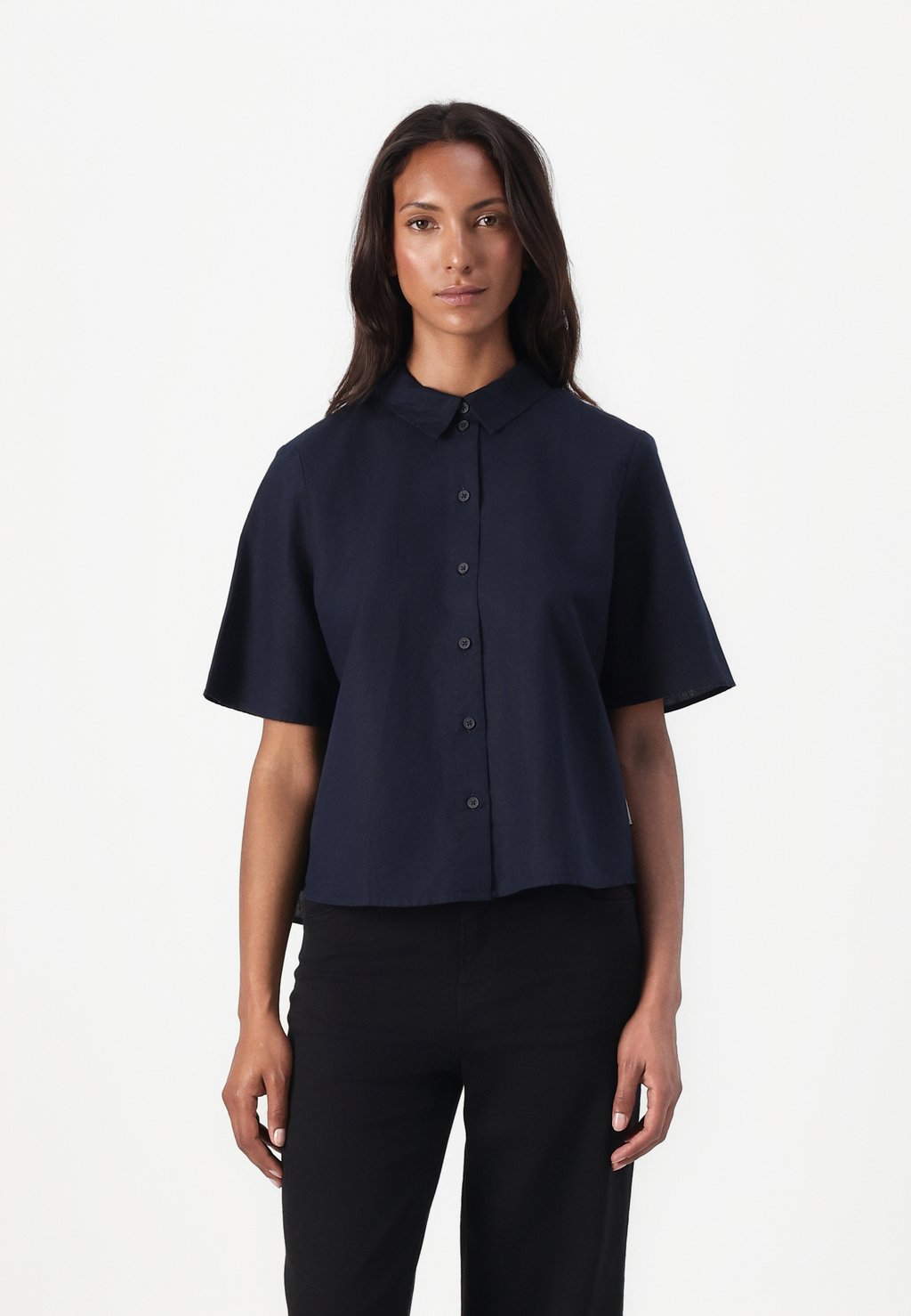 

Блузка на пуговицах WOVEN BLOUSES Marc O'Polo DENIM, темно-синий