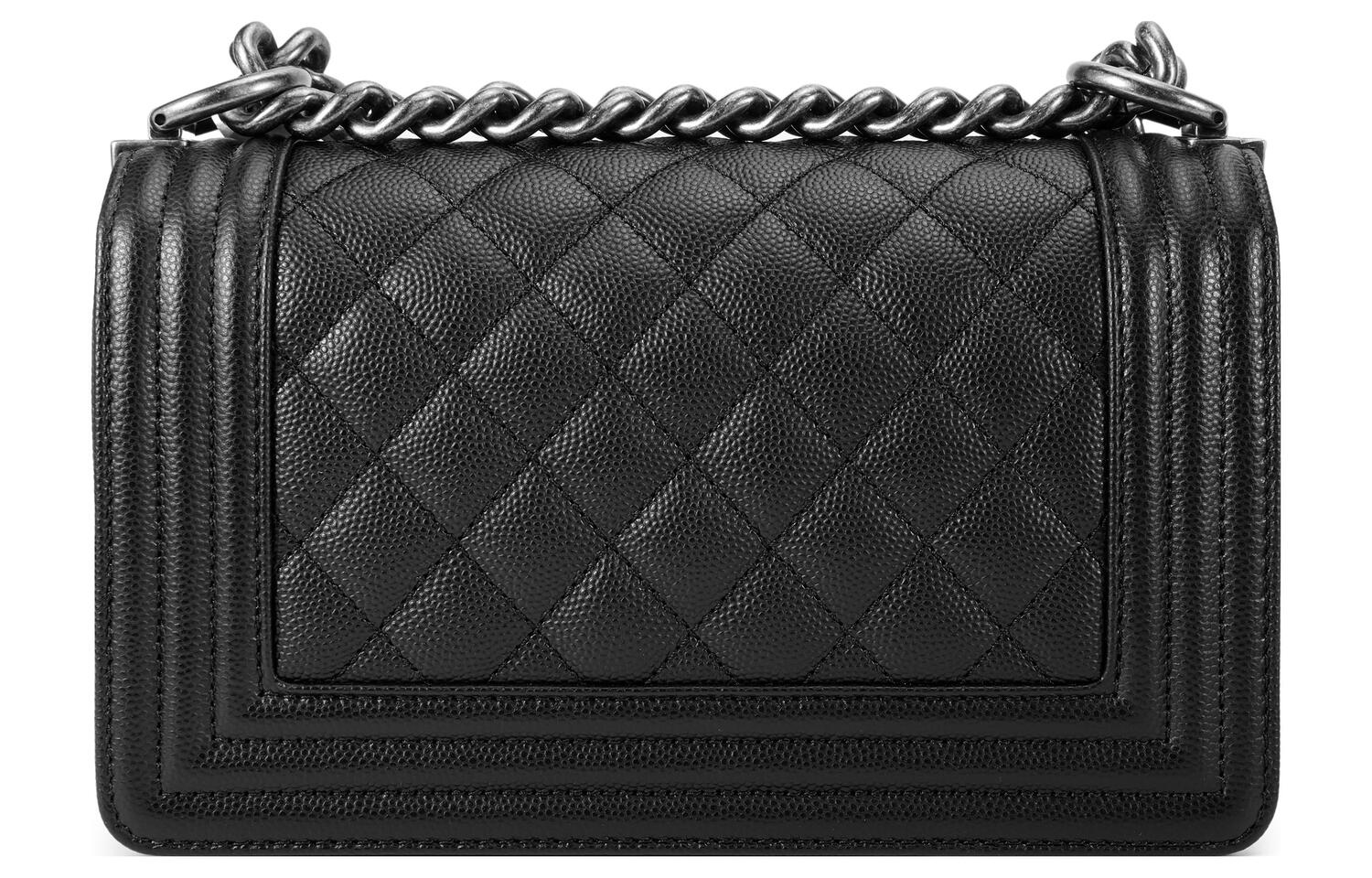 CHANEL Сумка женская кожаная через плечо маленькая черная — фото 3
