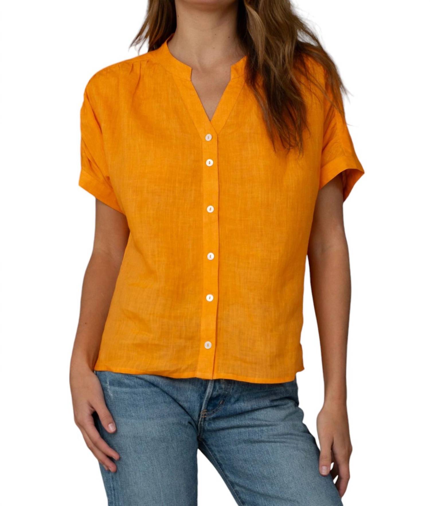 

Топ Татум Абрикосового цвета Elizabeth James The Label, цвет apricot
