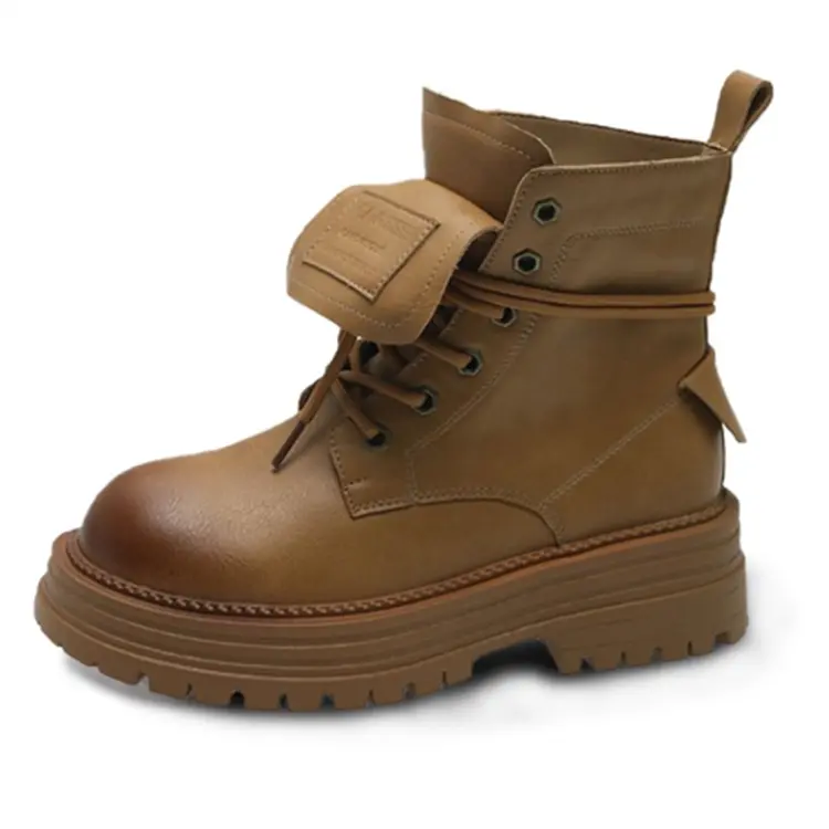 

Ботинки Martin Boot женские Lianghuo, цвет Yellow Brown