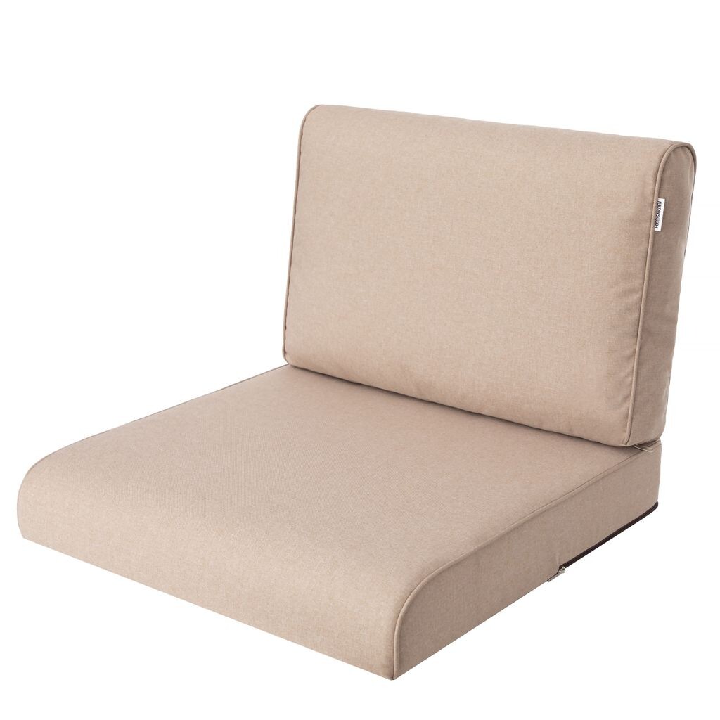 

PillowPrim, подушка на стул, подушка для стула из ротанга, садовая, подушка, подушка для поддона, подушка для сиденья, мебель из ротанга, бежевый, 60 x 60 см Stanis³aw Jurga