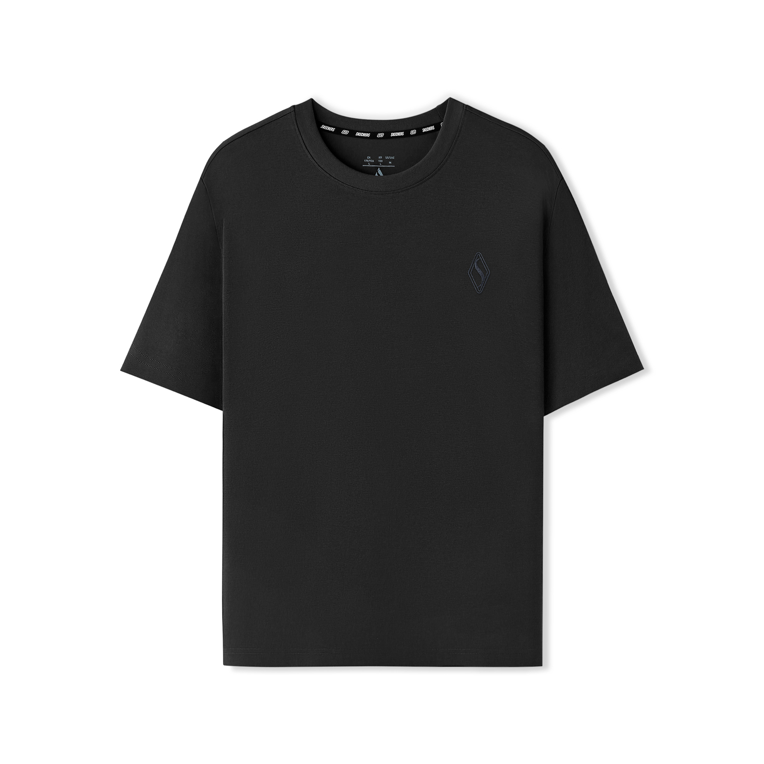 

Skechers Футболка мужская Carbon Black 0018, Черный, Skechers Футболка мужская Carbon Black 0018