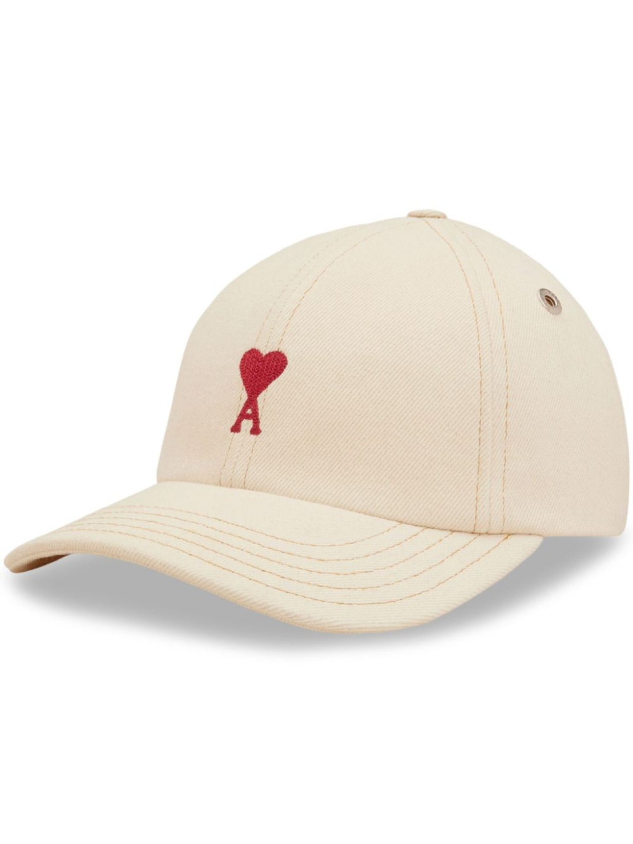 

AMI Paris кепка с монограммой Ami de Coeur, белый