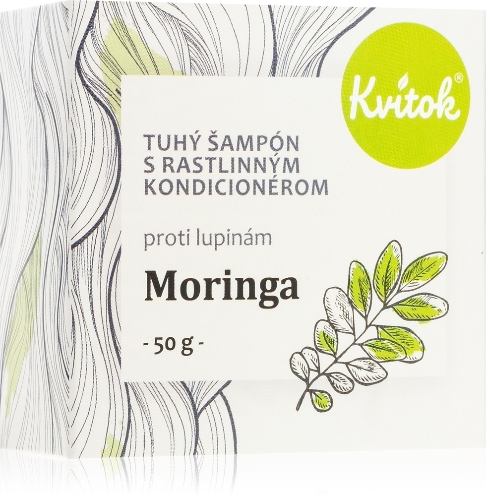 

Органический твердый шампунь против перхоти Moringa Kvitok, 50 гр