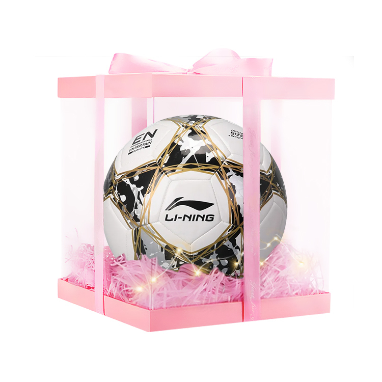 

LINING Размер 45 мяч TPU машинная строчка футбольный мяч Unisex белый/золотой/черный/серый