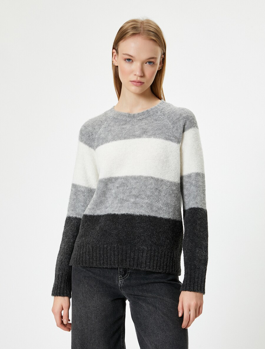 

Толстовка Koton, цвет Grey/White