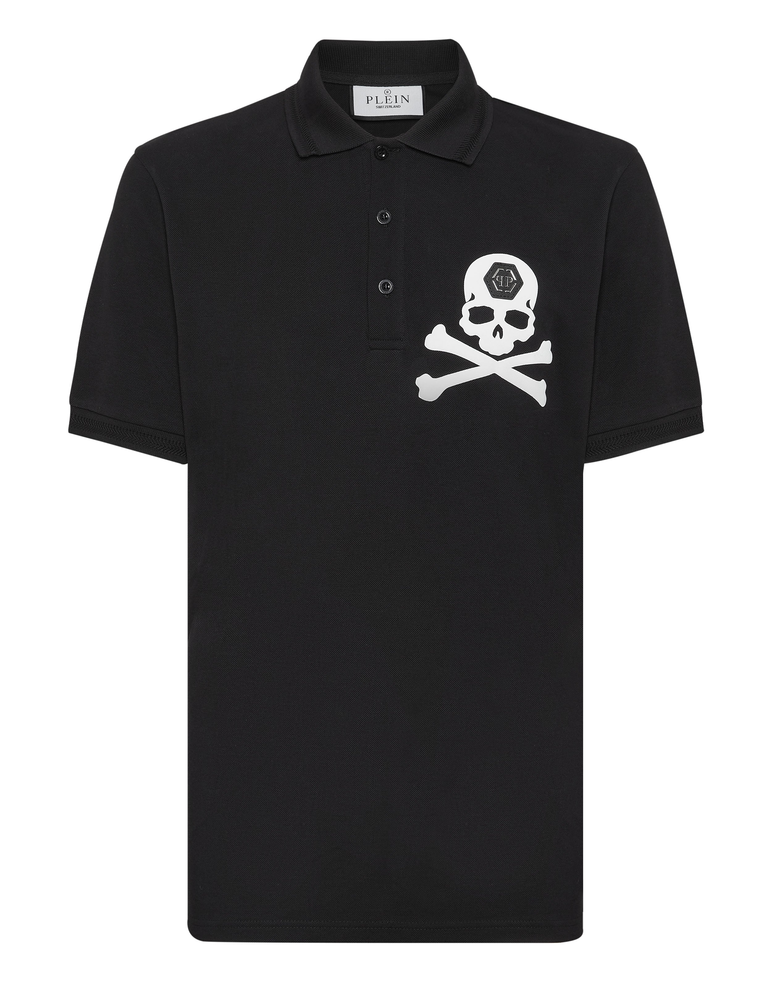 

Рубашка поло SS Skull&Bones PHILIPP PLEIN, черный