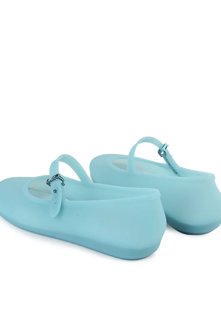 Туфли балетки, мягкие, Inf Mini Melissa, зеленый — фото 3