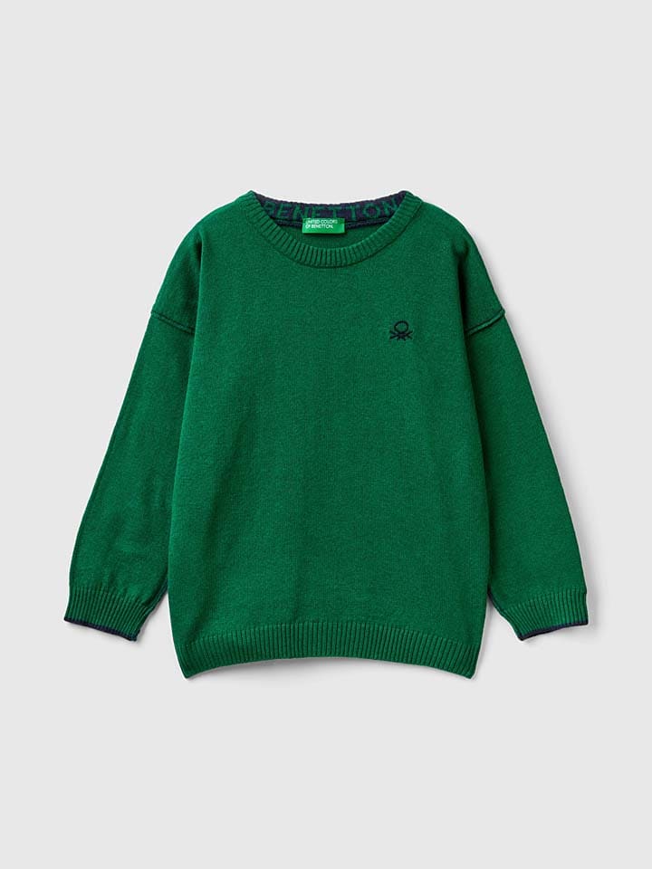 

Свитер Benetton, темно-зеленый