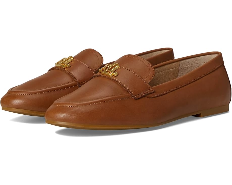 

Туфли на плоской подошве Lauren Ralph Lauren Averi III Burnished Leather Loafer, цвет Deep Saddle Tan
