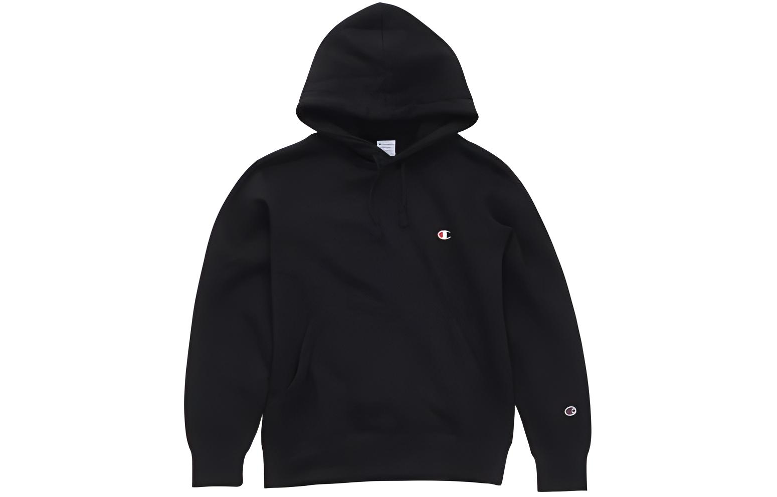 

Толстовки мужские с капюшоном, средней плотности ткани, другие Champion, черный