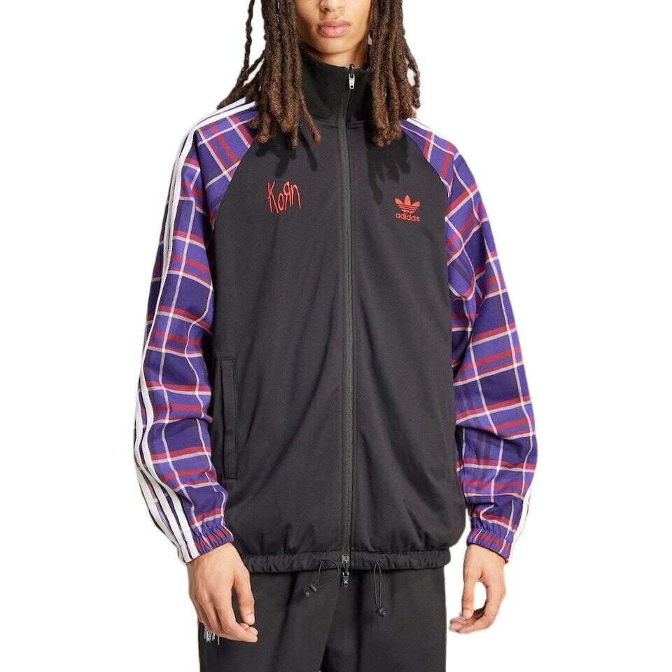 

Куртка унисекс черный/фиолетовый Adidas Originals