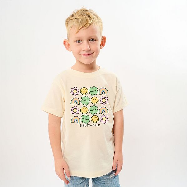 Футболка Smileyworld smiley clover daisy youth The Juniper Shop, Black — фото 3
