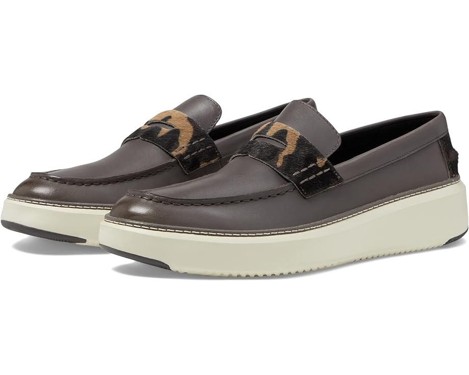 

Лоферы Cole Haan Grandpro Topspin Penny Loafer, цвет Dark Pavement/Ivory