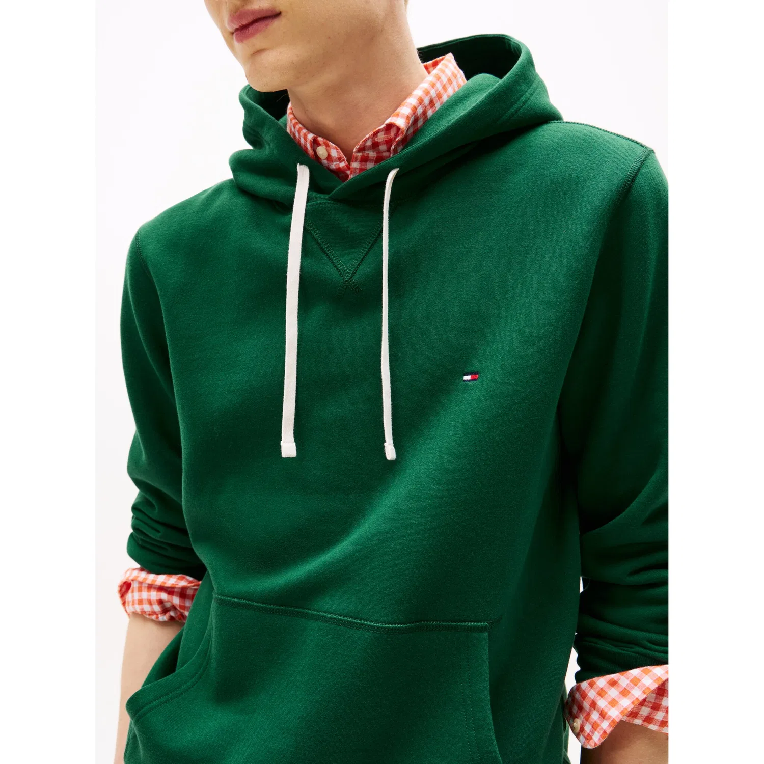 Мужской худи из флиса с капюшоном Tommy Hilfiger, Ornamental Green — фото 2