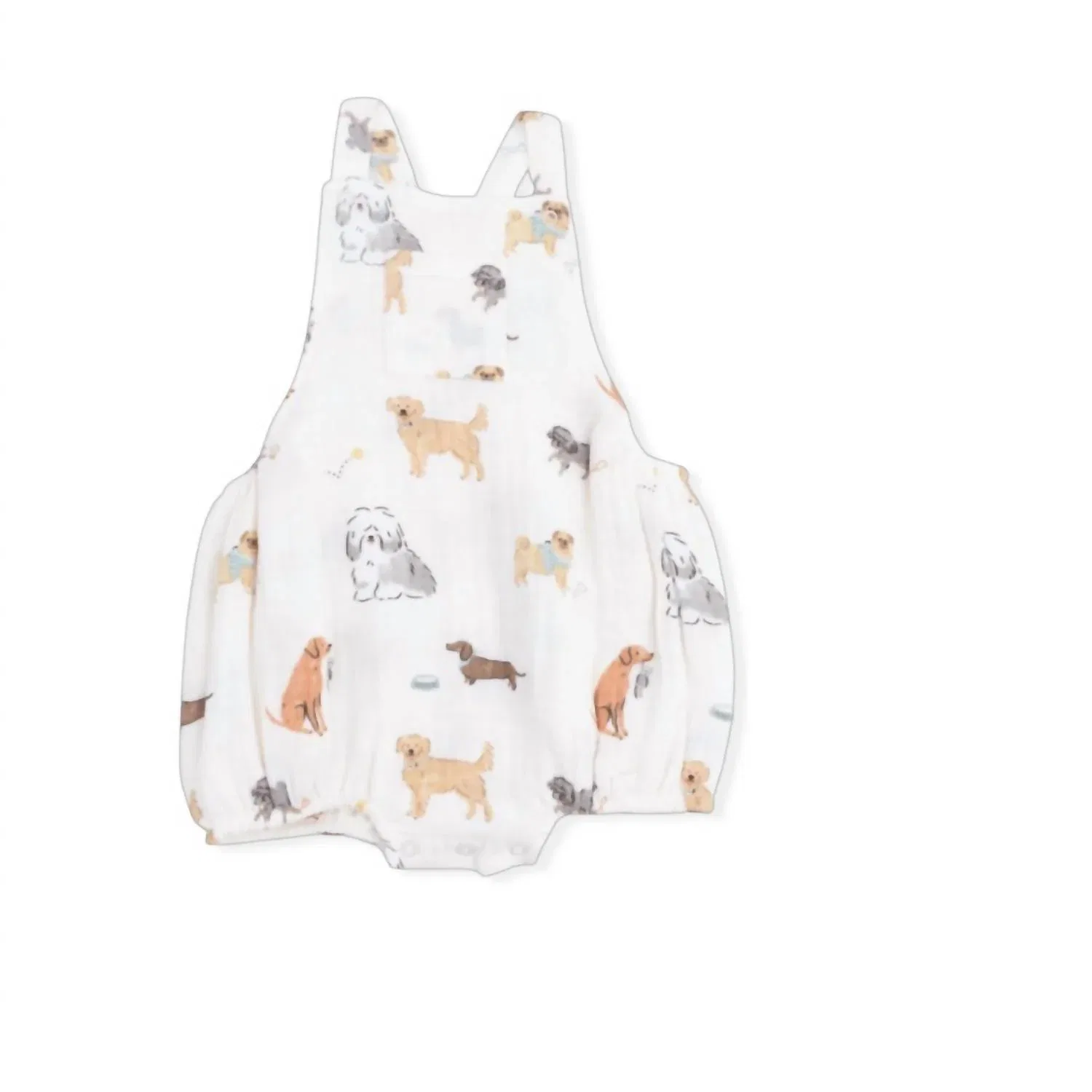 Детский боди-комбинезон с принтом Awesome Dogs Angel Dear, White