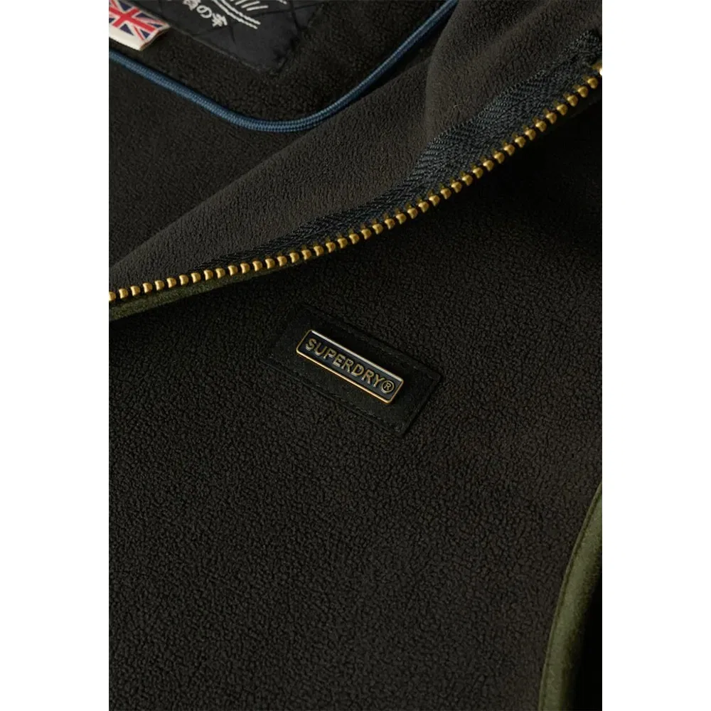 Жилет флисовый Estate Superdry, черный — фото 3