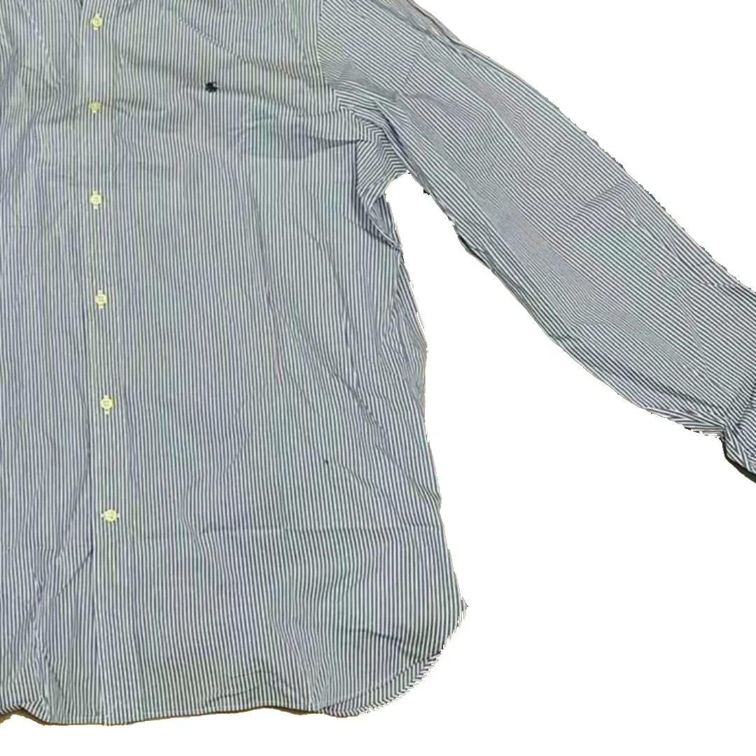 Мужская рубашка с сине-белым принтом и надписью, от Polo Ralph Lauren, Blue White — фото 4