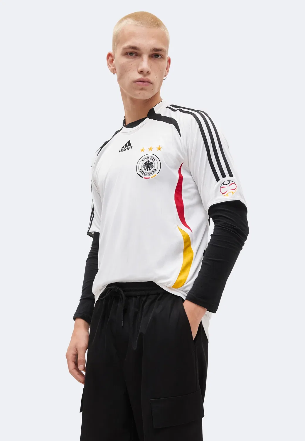 Домашняя футбольная форма сборной Германии 2006 года Adidas Originals, White — фото 4