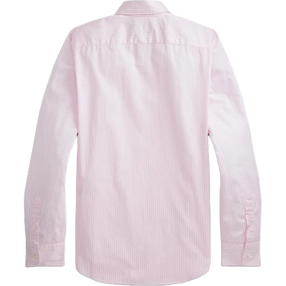 Женская рубашка-поло с длинным рукавом Polo Ralph Lauren, Pink — фото 3