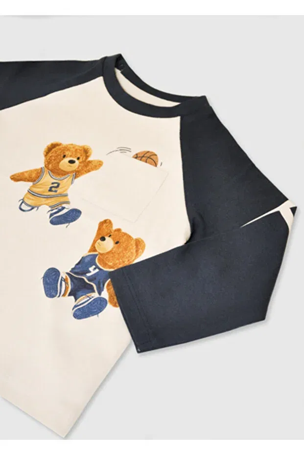 Детская футболка для мальчиков с длинным рукавом Mayoral, Navy Blue — фото 3