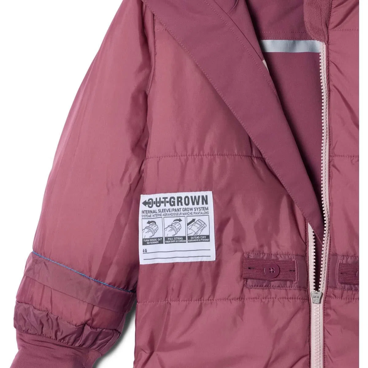 Детский зимний комбинезон с утеплителем Buga IV Columbia, Antique Mauve/Mineral Pink — фото 3