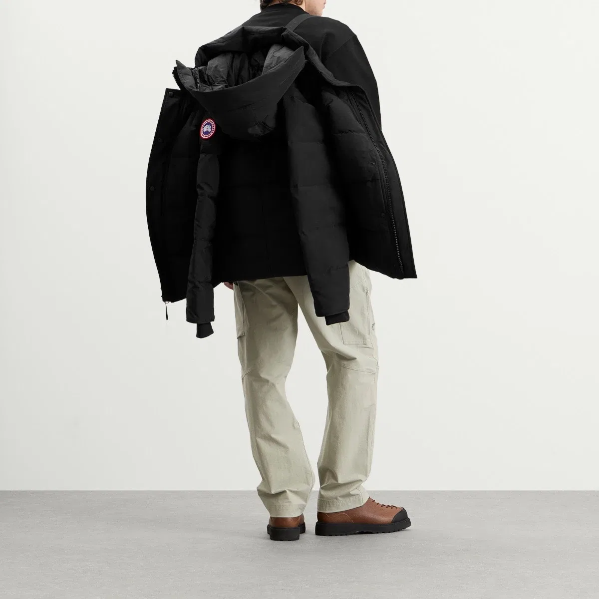 Мужской парка Wyndham Parka Classic Disc Canada Goose, Black — фото 4