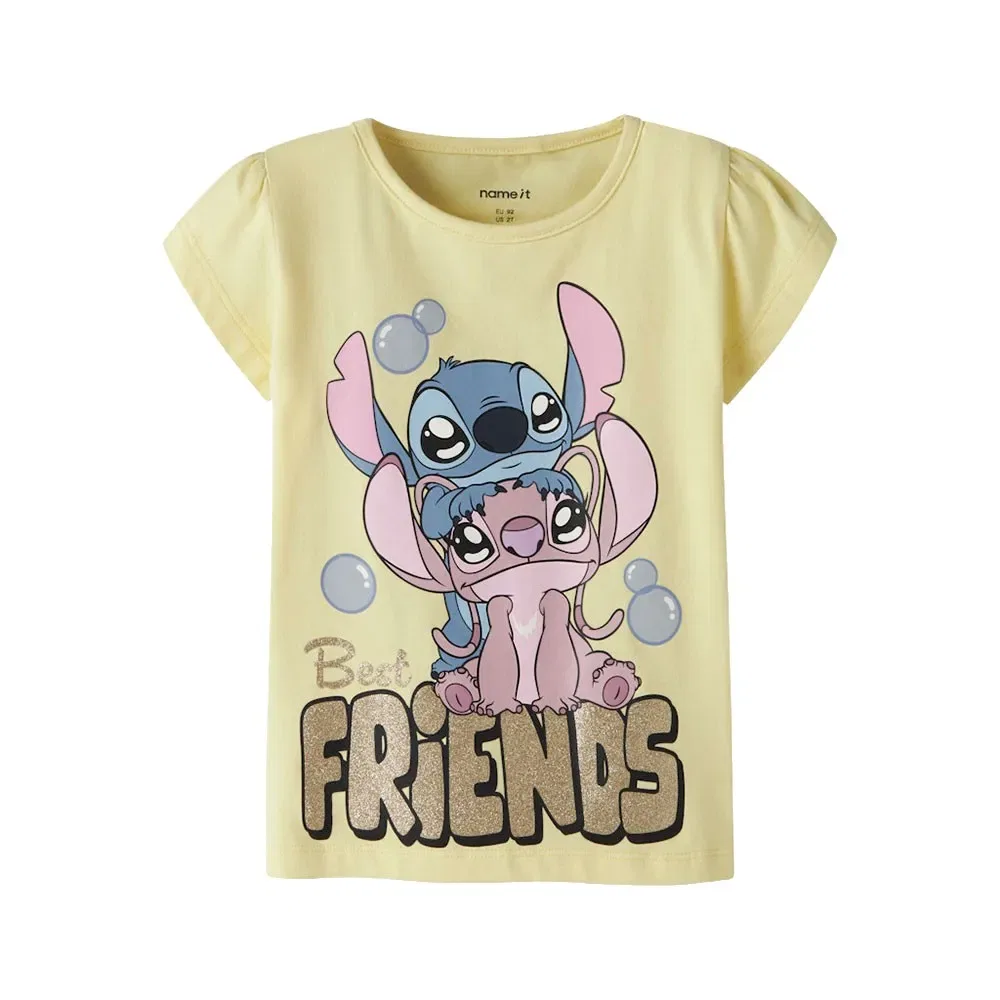 Детская футболка с коротким рукавом Fuba Stitch Name it, Yellow